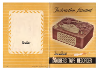 Tandberg 4-Stereo-Quadruple - Owners Manual